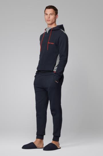 Spodnie BOSS Loungewear Ciemny Niebieskie Męskie (Pl26950)